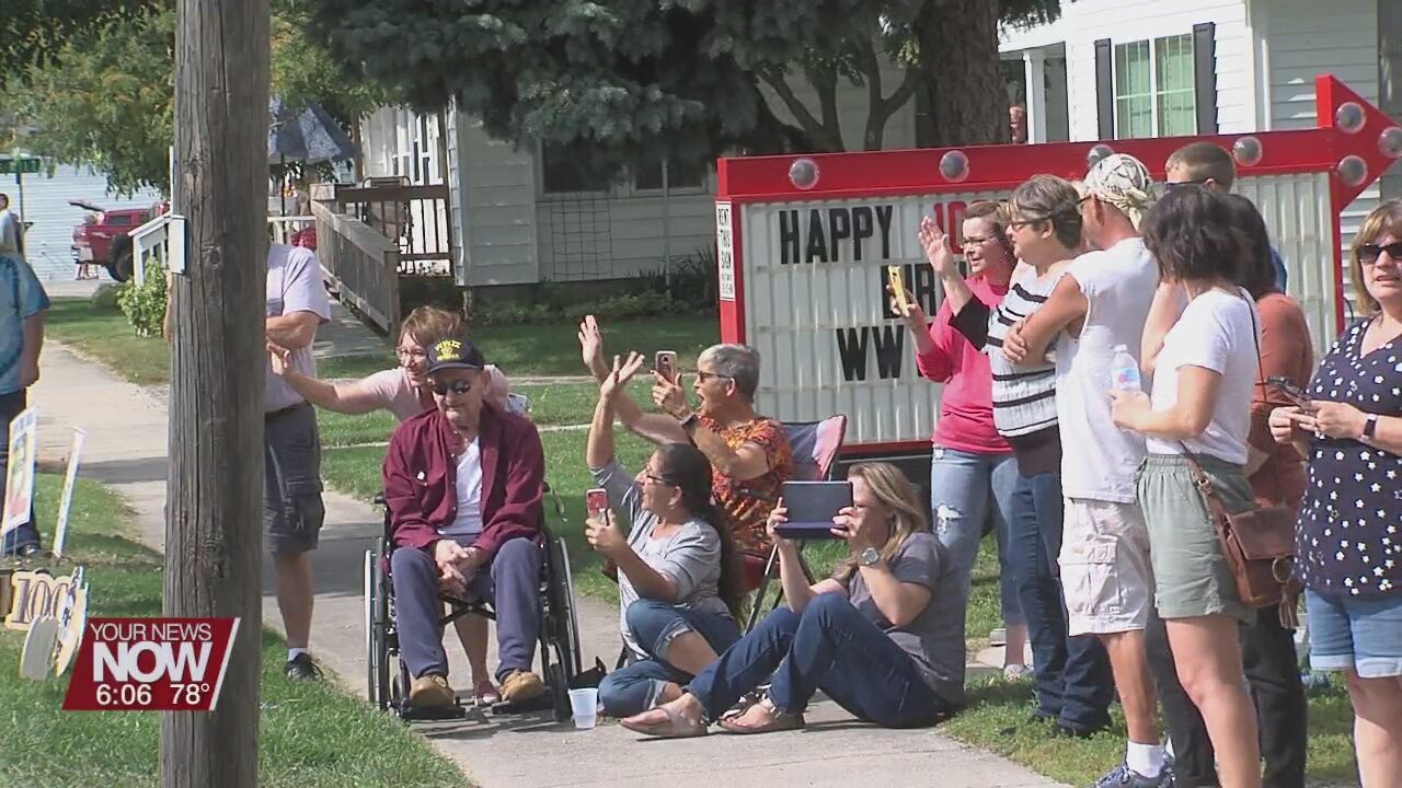 Parade held for Beaverdam World War II Veteran's 100th birthday